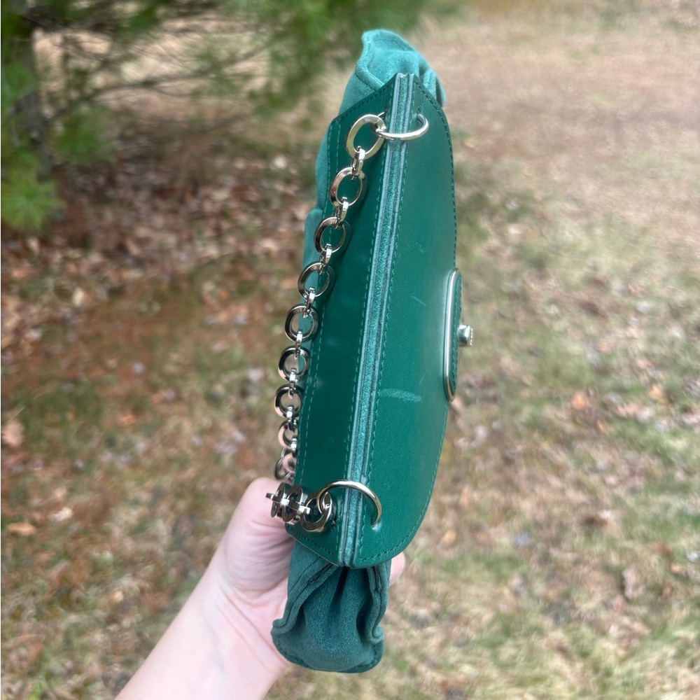Furla Suede Leather Shoulder Bag - Picture 13 of 17